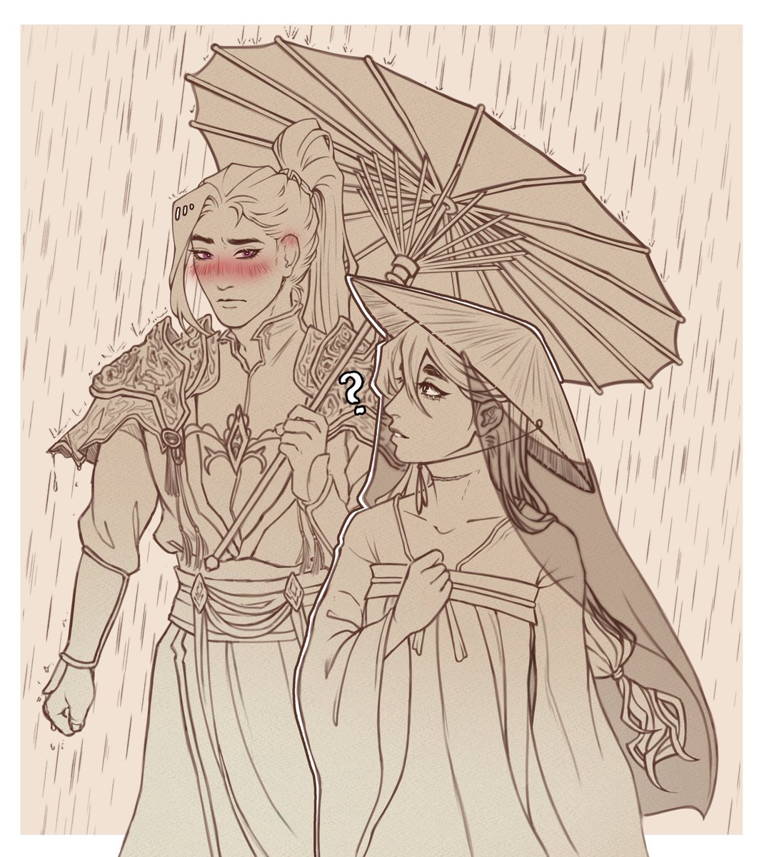 pei ming and yushi huang sharing an umbrella, submitted by <a href="/km_birdie/">🌟Birdie</a> for the <a href="/TGCFAction/">TGCF Gotcha for Congo 🇨🇩</a>
thank you so much for donating :))!!   #TGCF #peihuang