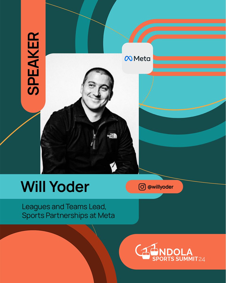 🚨🚨🚨

If you want to elevate your career growth in sports social, we are bringing THE sources to #SportsSummit24! 

🔌 Emma Wakely — <a href="/Snap/">Snap Inc.</a> 
🔌 <a href="/WillYoder/">Will Yoder</a> — <a href="/Meta/">Meta</a> 

Hear directly from the people who get s*** done at your favorite social media platforms: bit.ly/SportsSummit24X