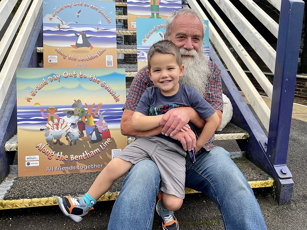 We are delighted for our Chairman Gerald Townson to have won second place in the 'Essence of community rail' photo competition for 'All Friends Together'