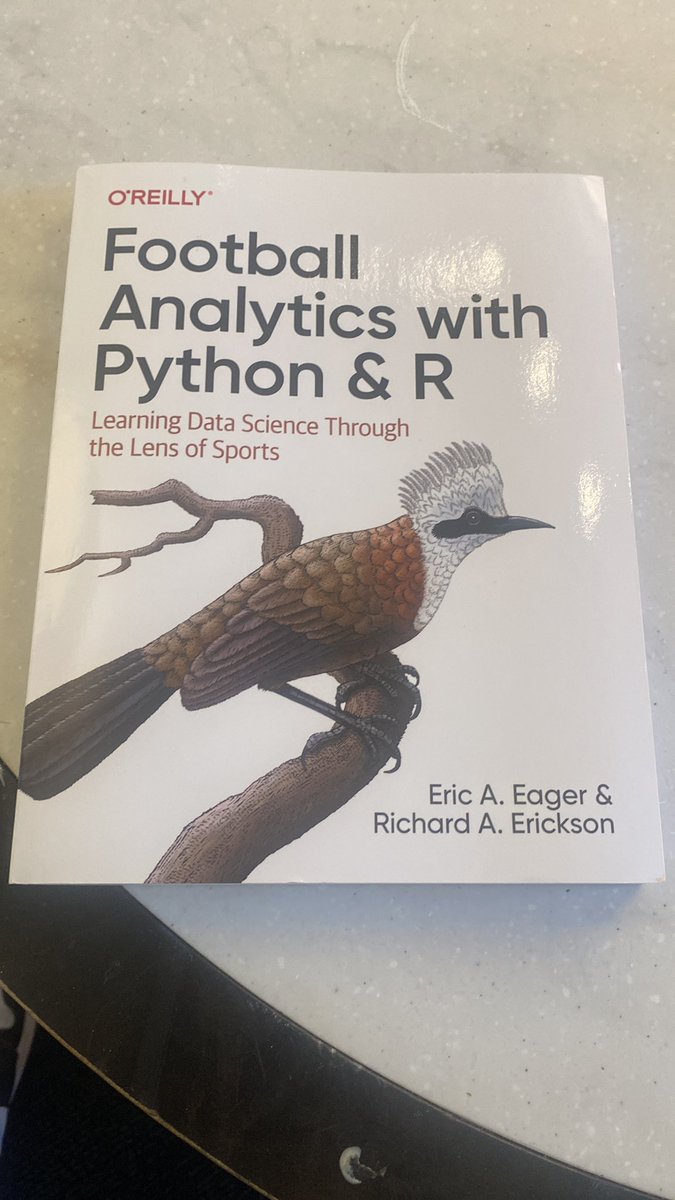 I’m joining the leadership of Brown University’s Sports Analytics club (Evertrue) 

No better way to touch up my analytics than <a href="/ericeager_/">Eric Eager 📊🏈</a> ‘s masterpiece: Football Analytics with Python and R

This book may end up as required reading for Evertrue
