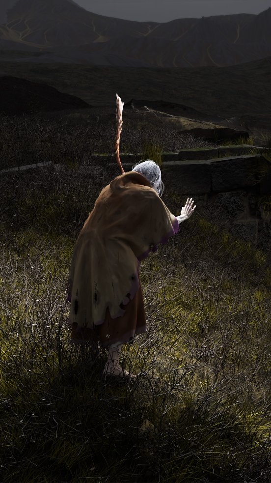 The Bridge, two illustrations made with #blender and a bit of #krita.