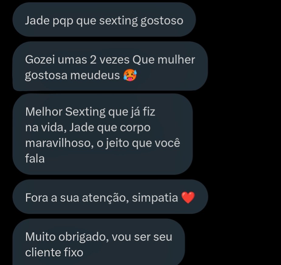 jadeehot_'s tweet photo. Delícia de feedback de sexting de hoje. Quem prova sempre volta ❤️‍🔥

Estou on para sexting, avaliação, webnamoro, personalizados etc..
Valores e informações na dm 😈 https://t.co/D4ZWjf5CmF