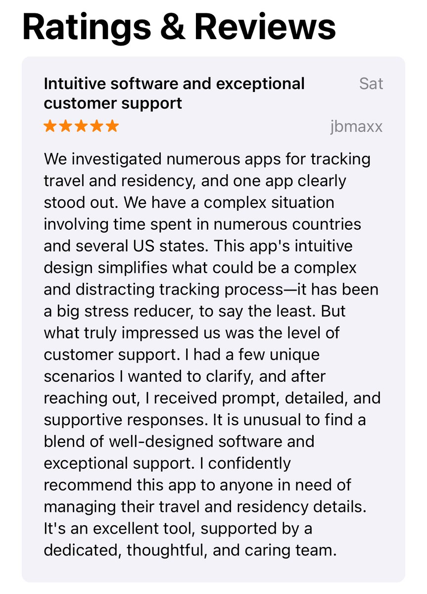 Flamingo — Travel Days Tracker tweet media