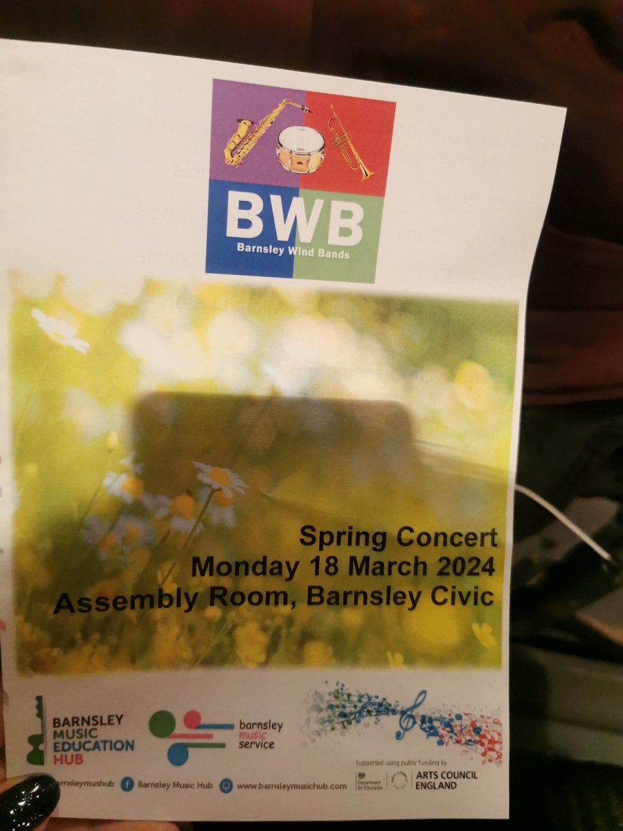 I am soooo proud of Harper, she has gone from being a timid woodwind player to a confident clarinet Barnsley Junior Band member.  Tonight she played in her Junior band and then to play with the intermediate band and smashed it. Well done sweetheart 🎼🎵😘🎼🎵