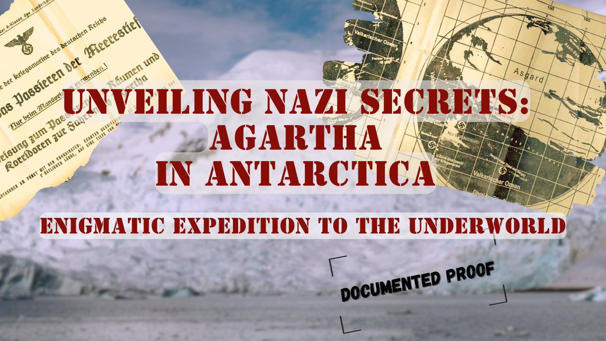 In this video - real Nazi documents where they claim they found tunnels leading to the core of the Earth! MUST WATCH:  Declassified Nazi Map Reveals a Tunnel to Agartha in Antarctica (Documen... youtu.be/LxlidaudbzU?si… via @YouTube #nazisecrets #naziantarctica #antarcticasecrets