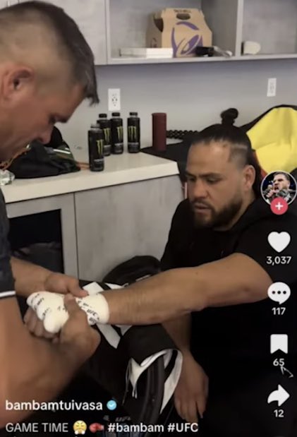 CasualMMAinc's tweet photo. There was Taco Bell in Tai Tuivasa’s locker room before his fight with Marcin Tybura https://t.co/6D8p5u4BQR