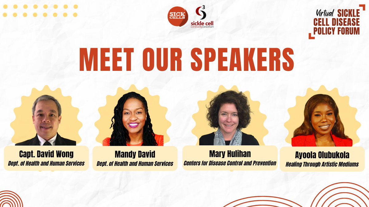 SickCells's tweet photo. Happy Monday! We are pleased to announce a robust lineup of speakers for the 2024 SCD Policy Forum. See you tomorrow! #SCDPolicyForum #FundSickleCell #SickCells #SC3
Learn more about the forum: https://t.co/mRIYRzJAC9 https://t.co/o6nB7rnUri