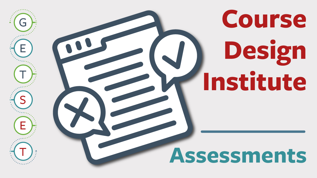 Did you know? Assessments do not have to be anxiety-inducing exams! @CornellGrad,the GET SET Course Design Institute is back for 'Designing Assessment of Student Learning.' Join us at 12pm Tues. on Zoom for assessment strategies & more. Register: bit.ly/GradProgramSP24.