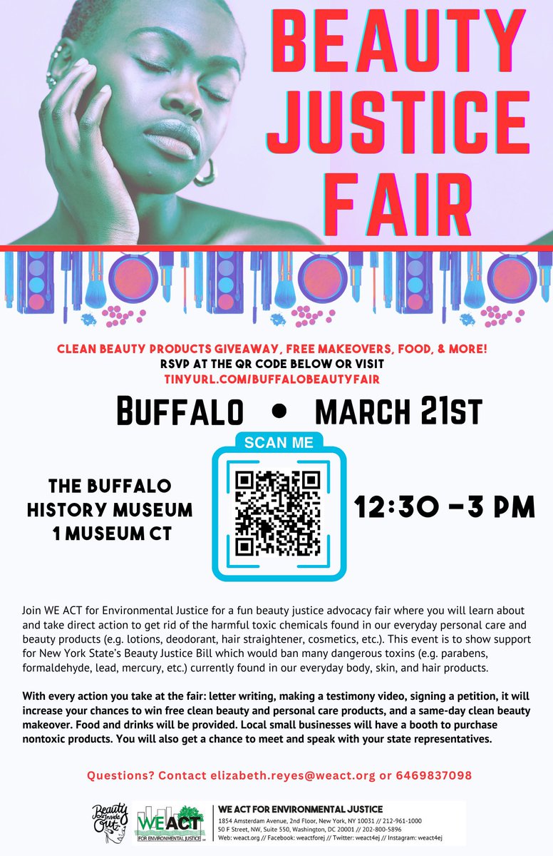 Consider stopping by this event later this week at @BuffaloHistory. It is sure to be an informative and important opportunity to learn about the potentially harmful chemicals in products we use every day.