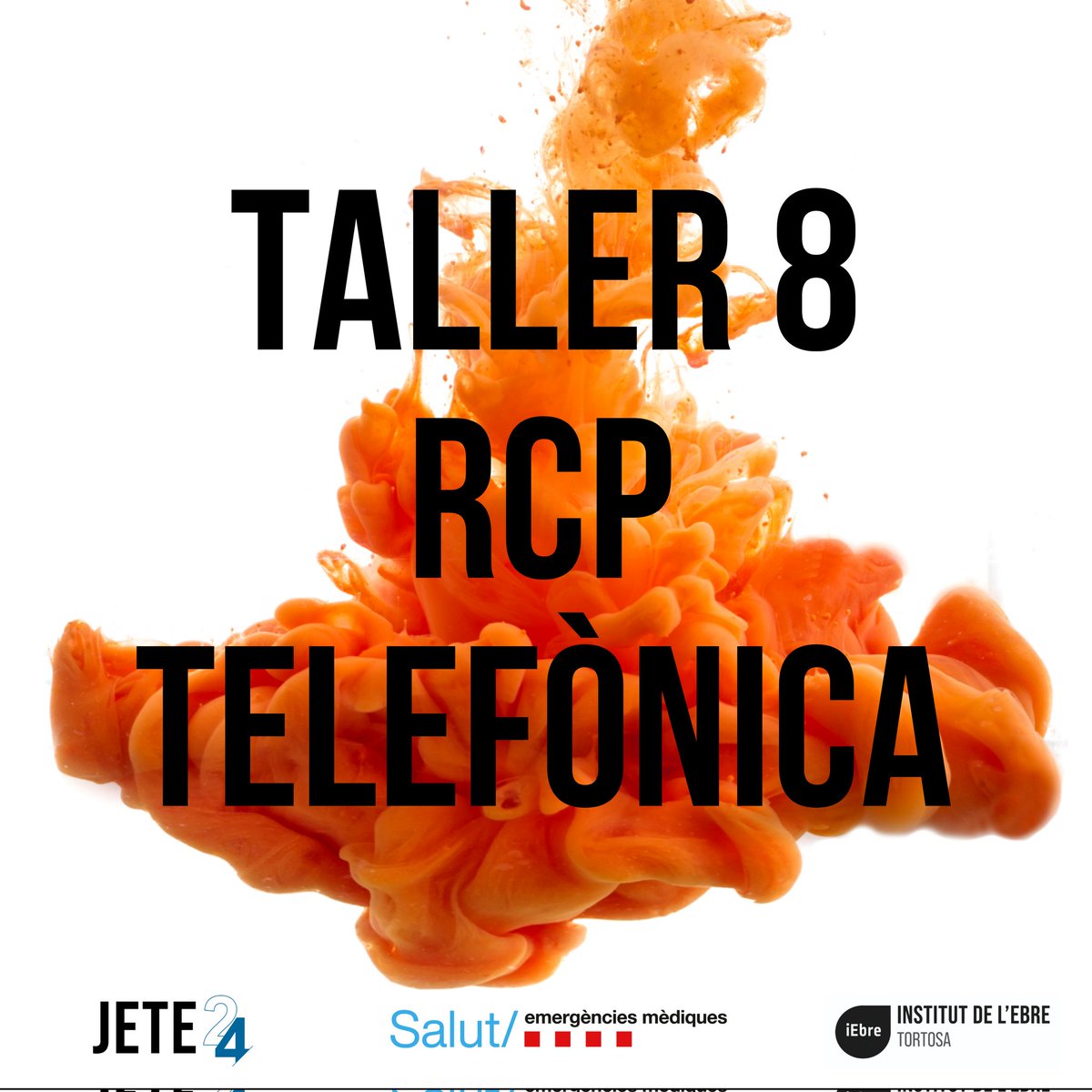 Sabries guiar una RCP telefònica?

Taller de RCP telefònica. On no actuen les teves mans. 
En aquest taller t'ensenyarem com gestionar i dirigir una aturada cardiorespiratòria desde la visió de CECOS. 
#començaelcompteenrere 
#jete24 #emergènciesmèdiques #iesebre