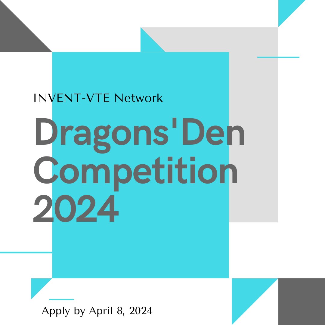 Heads up! We're accepting applications to present at our Dragons' Den Competition at @isth 2024 in Bangkok! Present your thrombosis trial for a chance at a $40K (CAD) top prize & endorsement by leading researchers in VTE research! Apply by April 8th bit.ly/48VvTA9