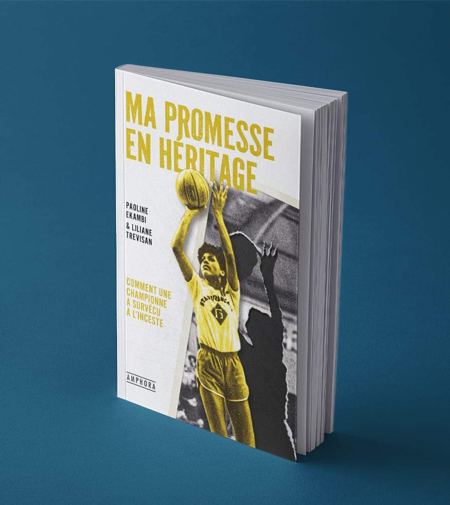 A paraître le 18 avril chez @EditionsAmphora MA PROMESSE EN HÉRITAGE Comment une championne a survécu à l'inceste Autrices : Liliane TREVISAN | Paoline EKAMBI