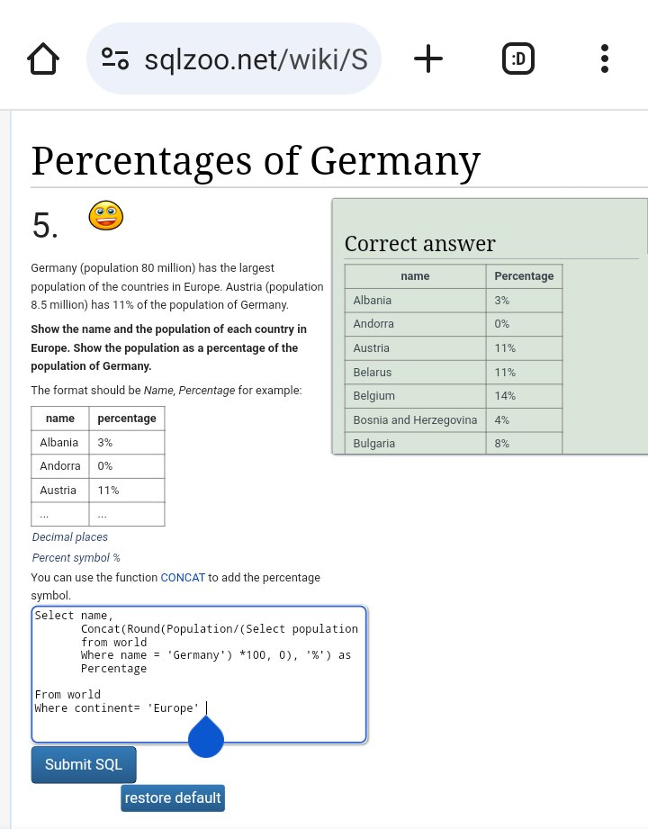 Pucheo_dataGuy's tweet image. When laptop shutdowns, I grind #SQL here 👇 #SQLZoo