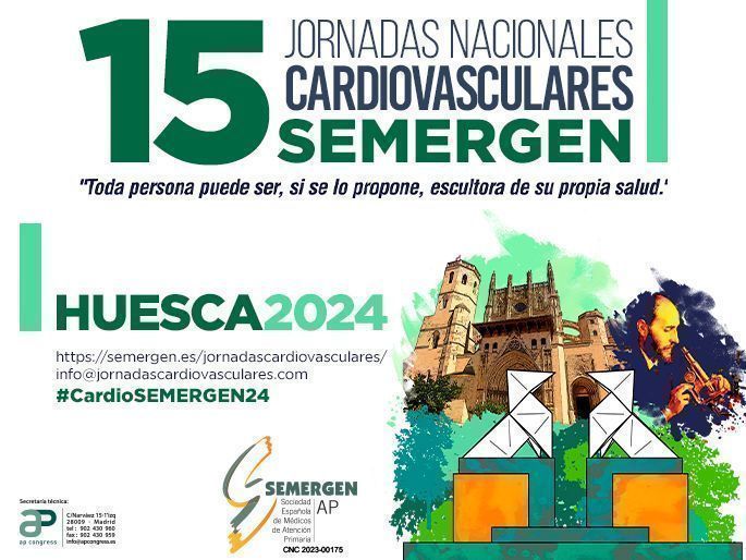 🔜 11 y 13 de Abril en el Palacio de Congresos de HUESCA @pcongresoshu 📣 Cuota de inscripción reducida para #CardioSEMERGEN24 de @gt_hta hasta el 6 de Marzo ✍️buff.ly/3K4OcXY