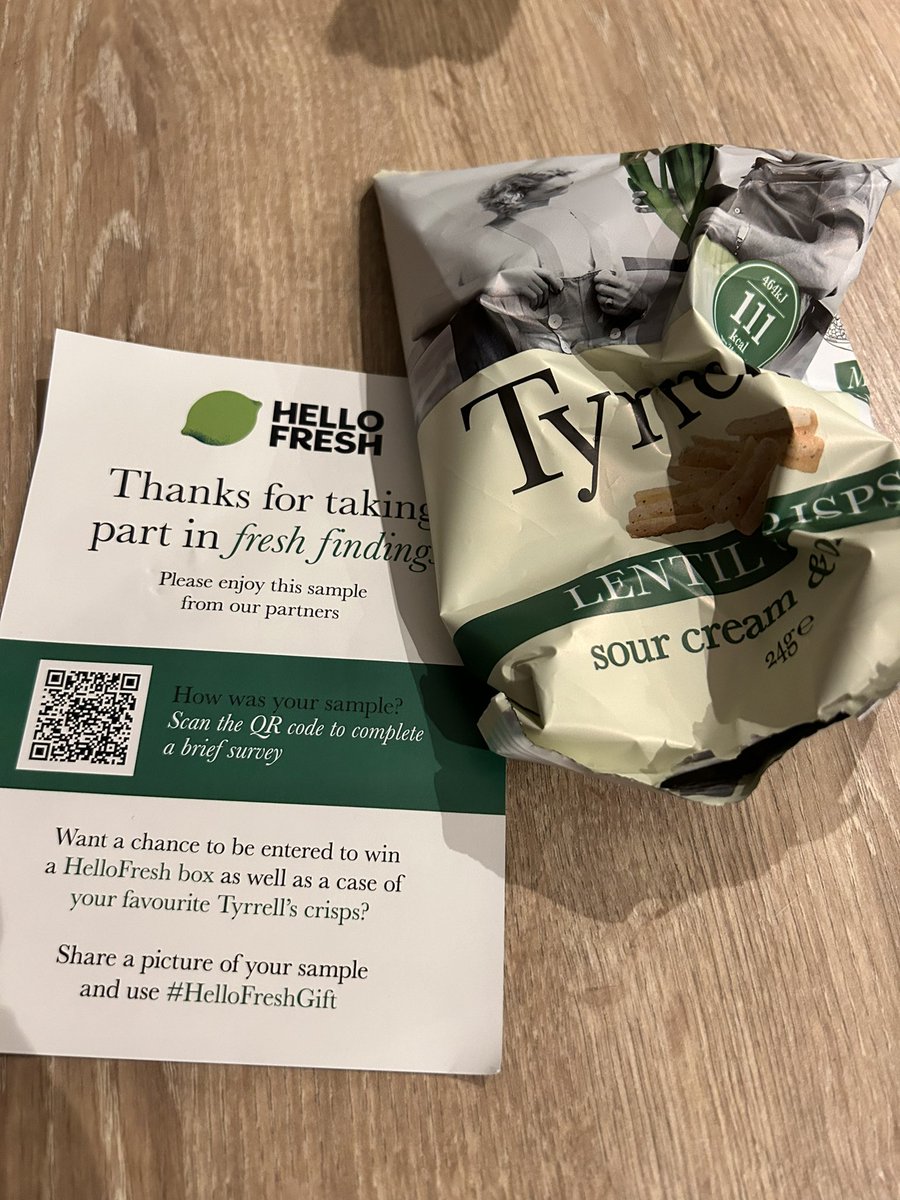 Hippychick_66's tweet photo. #HelloFreshGift - thanks for the free gift! Unfortunately mine arrive squashed and the packet burst open so I didn’t get a chance to try them! https://t.co/1kFczyFocP