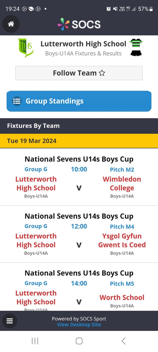 Wishing our U14 boys @LuttHigh all the best for a great experience @RPNS7s