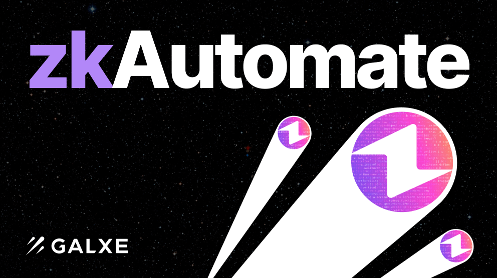 Get ready for zkAutomate's first-ever Galxe quest – claim the zk00rs Discord Role by completing this epic mission! 🔥

Here's the link: bit.ly/3TonsHP 🚀 

Spots are limited, so hustle to secure your place! You might even secure early access. 🤫⏳

#Galxe #zkAutomate