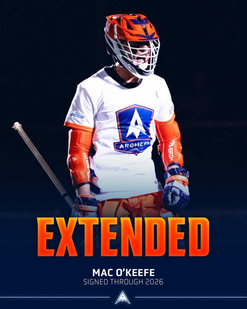 Three more years of crazy plays on deck 🤯🤝 We have extended attackman Mac O’Keefe through the 2026 season!