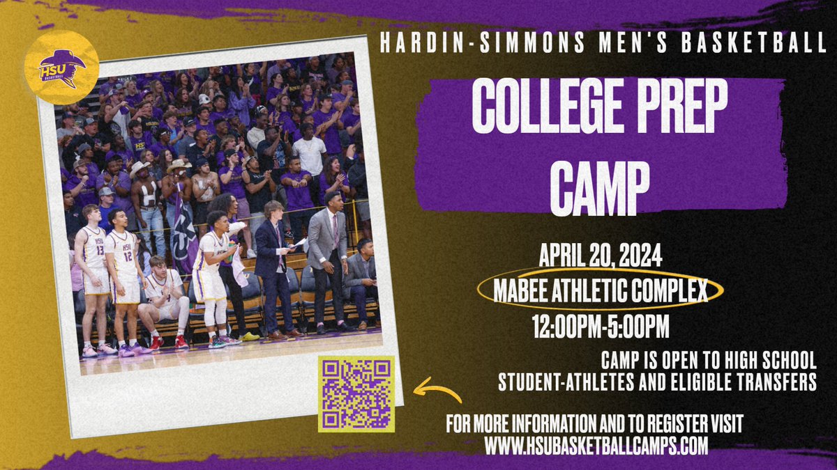 We are looking forward to our annual prospect camp April 20th! Register at hsubasketballcamps.com #jUSt