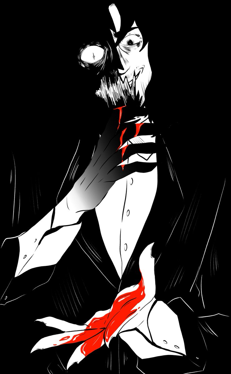 Lyamathecatvoid's tweet photo. Something in the shadows

#myart #digitalart #oc #originalcharacter #horror #horrorart https://t.co/dxCOklpYyJ