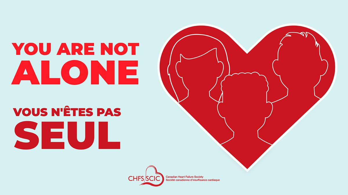 You're not alone on your heart failure journey. Join our supportive community to connect with others, share experiences, and find comfort in knowing you're not alone. For a list of patient education and support resources, visit: ow.ly/IMJl50QW1Vh ❤️