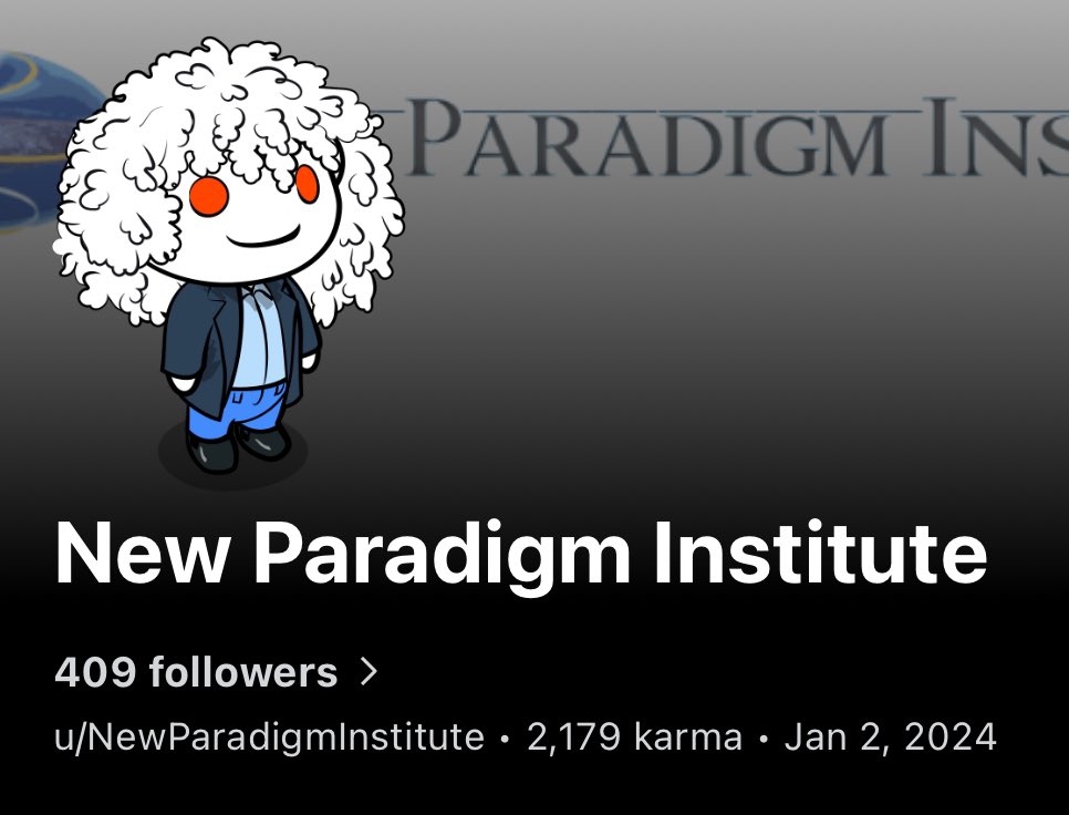 NewParadigmInst's tweet photo. Join NPI on #Reddit! ⬇️
https://t.co/NXWBfjIq9X
Help us reach 500 Followers!
-
#UFO #UAP #UFOX #UAPX #UFOTwitter #UAPTwitter #UAPDisclosureAct #UAPDisclosure #Disclosure #TruthEmbargo #UAPTransparency #EndUAPSecrecy #UAPPolicy #NewParadigmInstitute https://t.co/0Au2qGaUF9