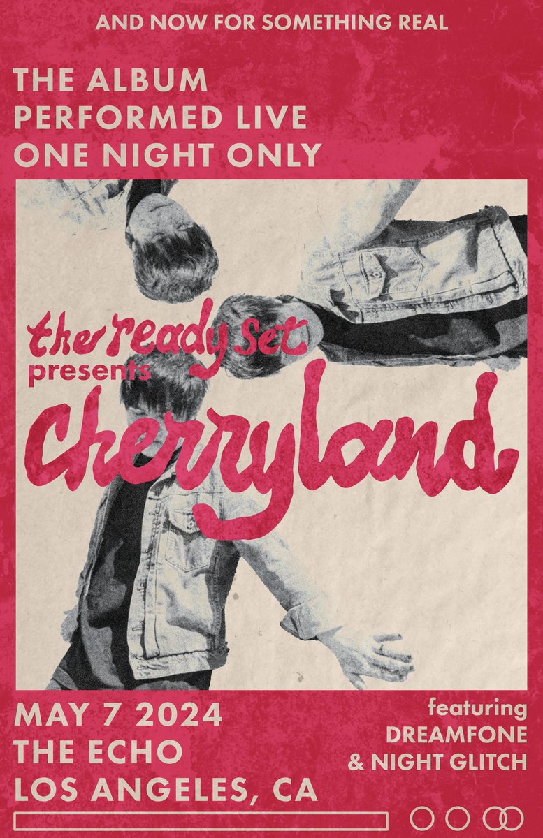 cherryland, live
5.7.24
the new album + more 🍒
concerts.livenation.com/the-ready-set-…