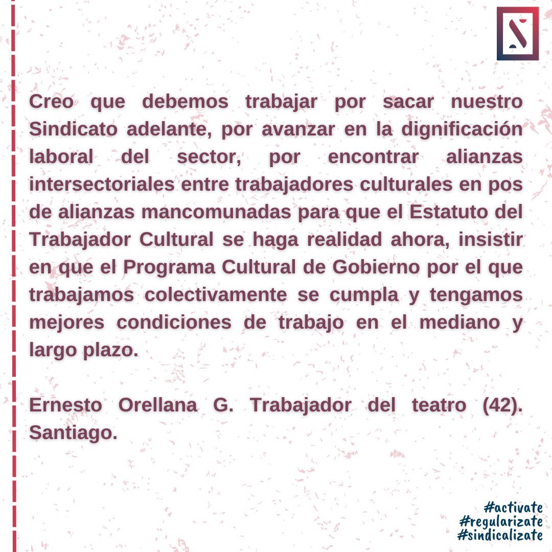sidarte_chile's tweet photo. El próximo 26 de marzo se llevarán a cabo las elecciones de nuevo directorio. Conoce a los postulantes. Hoy compartimos la carta de Ernesto Orellana. #sidarte #eleccionessidarte https://t.co/Hzma0n4mxn