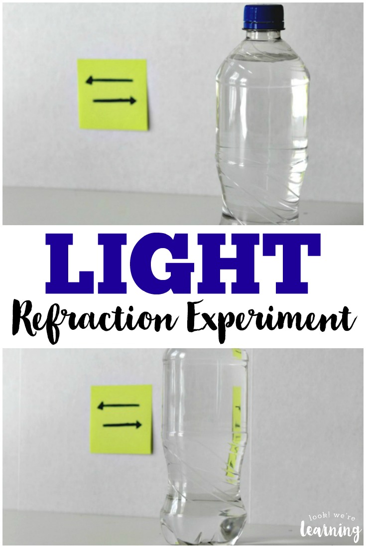 Our #ScienceExperiment of the week is a really simple way to #teach #children about light refraction; lookwerelearning.com/simple-light-r…