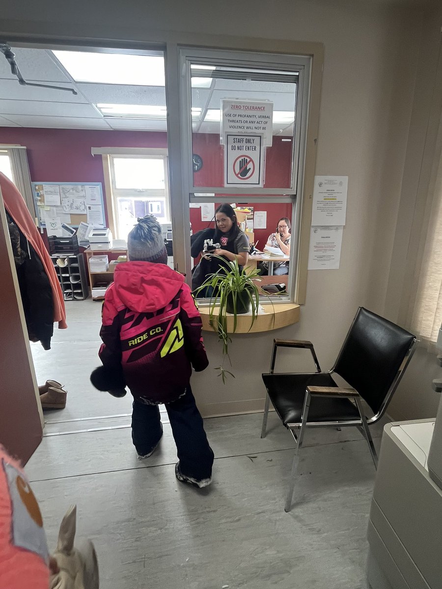 We started the week off by planting positivity at the Hopedale Inuit Community Government with a special flower delivery #NLEduWeek2024 #PlantingPositivityNL <a href="/NLTeachersAssoc/">NLTA</a>