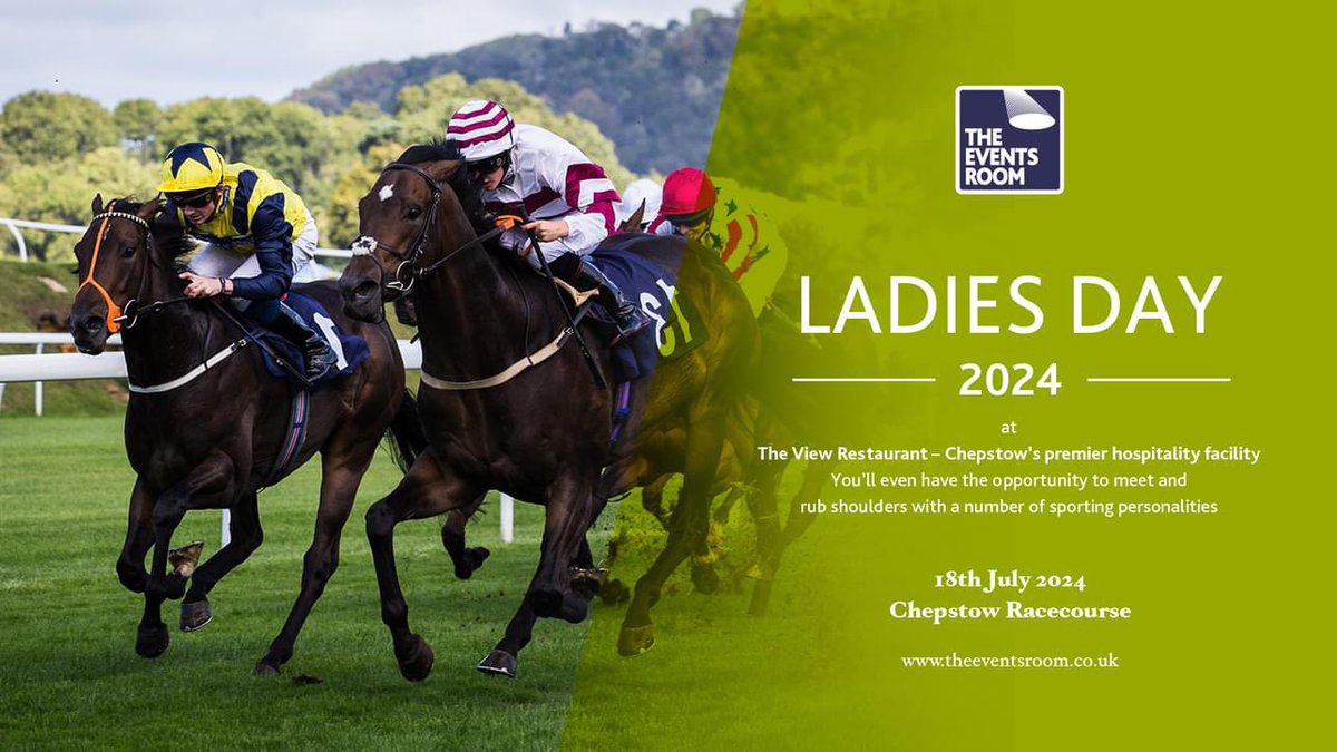 Join us for our annual Ladies Day on Thursday 18th July 2024 at the home to the prestigious Welsh Grand National, @Chepstow_Racing. Enjoy live entertainment along with a number of sporting personalities in attendance. See you all at the start gate.