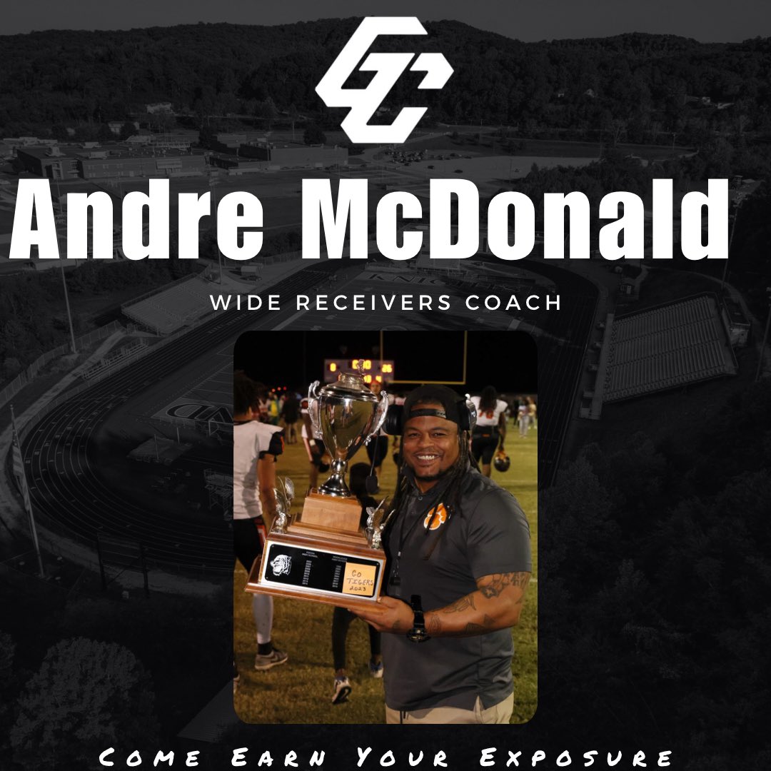 Excited to have @CoachMcdonald4 coaching the wide receivers at this year’s camp! FL ✈️ WV connection! Come earn your exposure on May 11th!! @GCOHCampSeries @toby_lux @Spotlight39_Pod @Coach3Gaines @PrepRedzoneWV @WESLEYBROWNSR @BlueChipsFB @SportsTalk_304