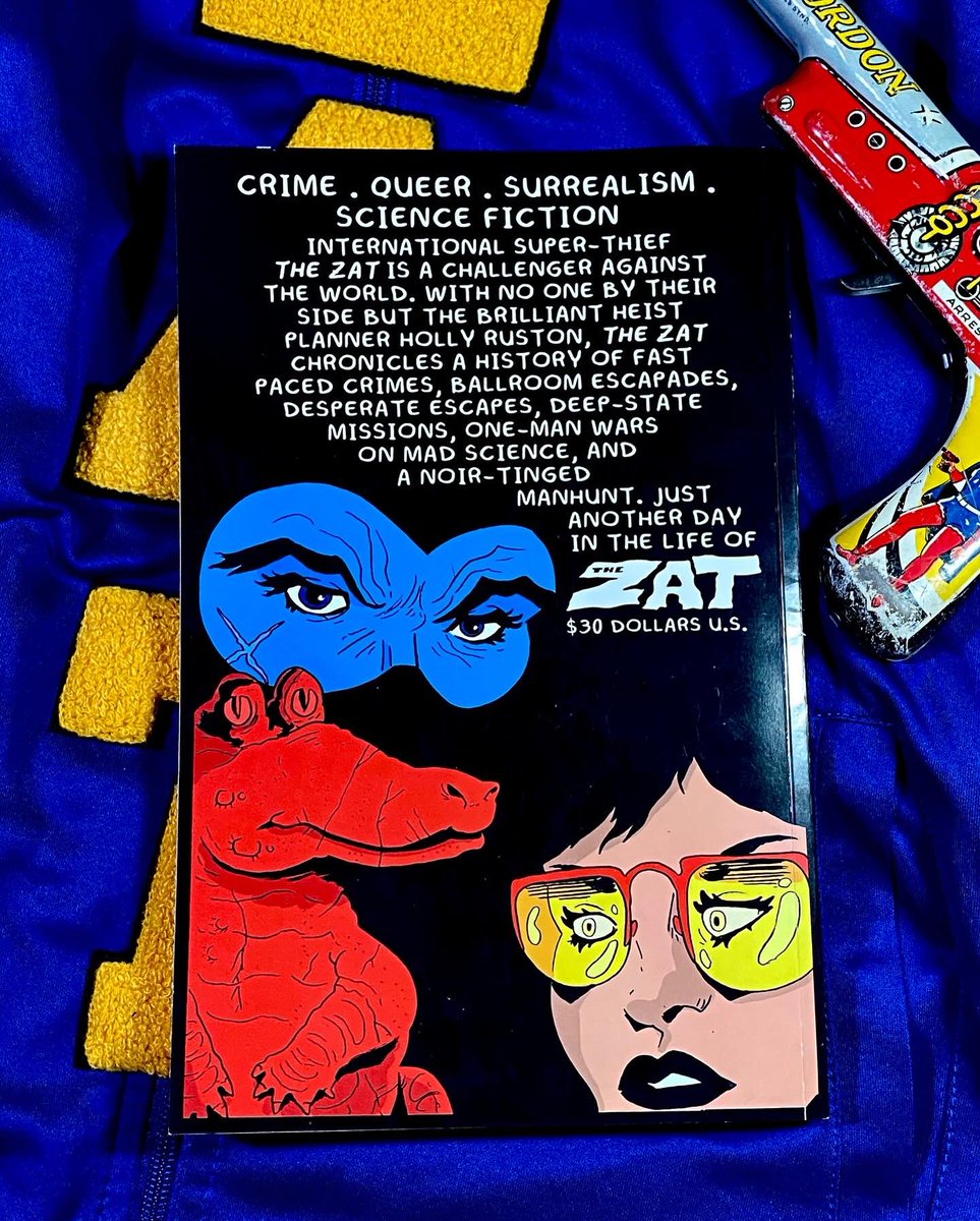 THE. ZAT. TRADE. PAPERBACK! 
200 pages! A previously unreleased issue! Mini comics! More details on the site listing! But it’s here! After a few years of effort it’s a joy to finally have the thing in hand. Find out for yourself! Link in Bio!