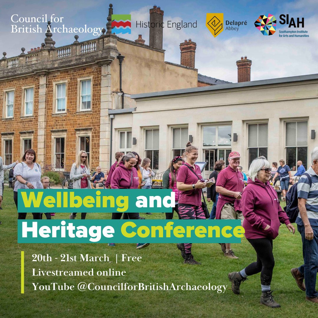 I am very much looking forward to heading to the Wellbeing & #Heritage Conference @DelapreAbbey on Wednesday to speak about #GladdenVillage & to learn about & from the terrific projects brought together by @HistoricEngland @archaeologyuk in this programme gladdenvillage.org