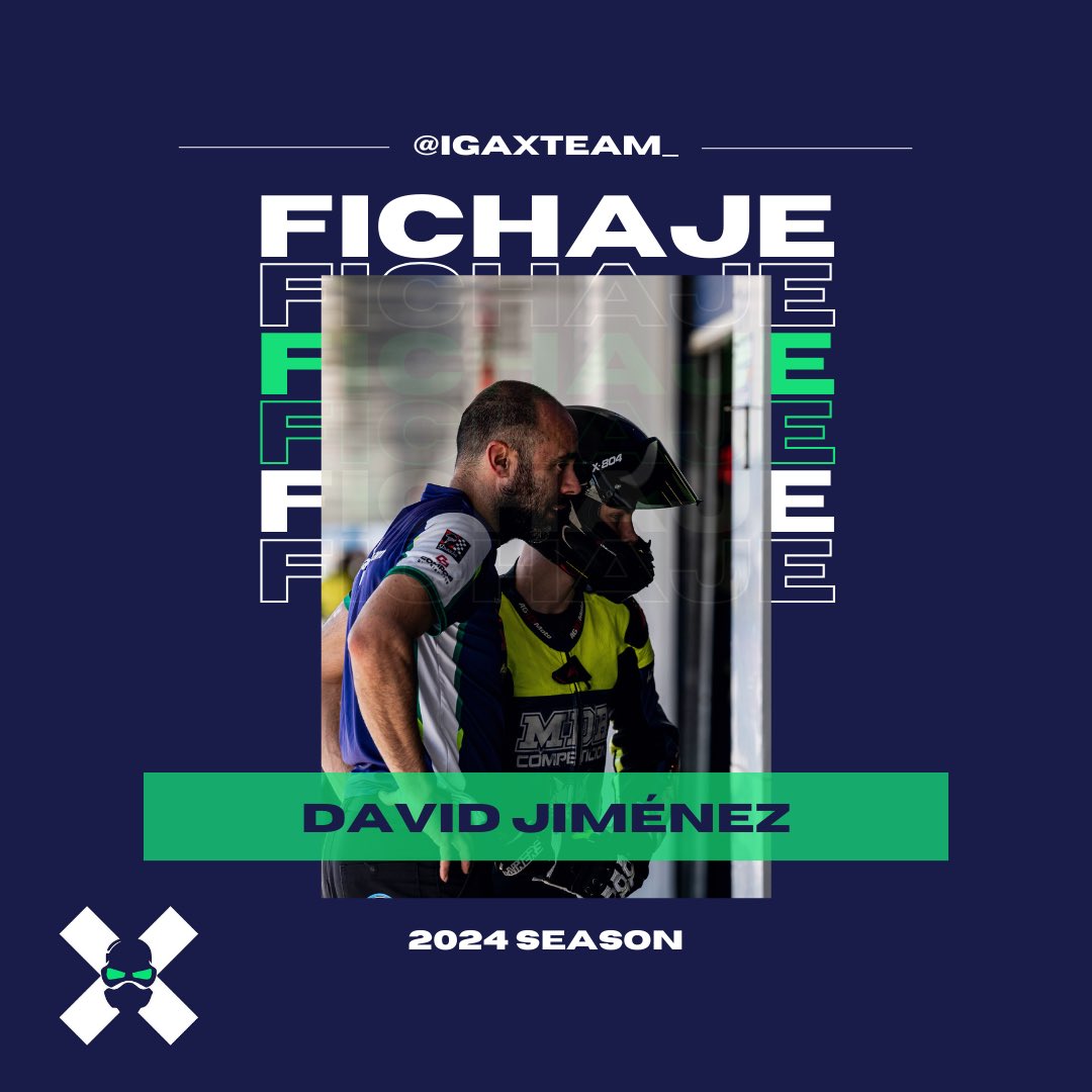IgaxTeam's tweet photo. ✍️ 𝐹𝐼𝐶𝐻𝐴𝐽𝐸 🤝 David Jiménez

➡️ El piloto almeriense será una de nuestras bazas en la nueva #BeOnJuniorCUP 
🏍️ Ya conoce su nueva Moto3
📈 Un estreno el pasado año en #PreMoto3 de menos a más

Bienvenido 🤩 https://t.co/ieax0EFcBV