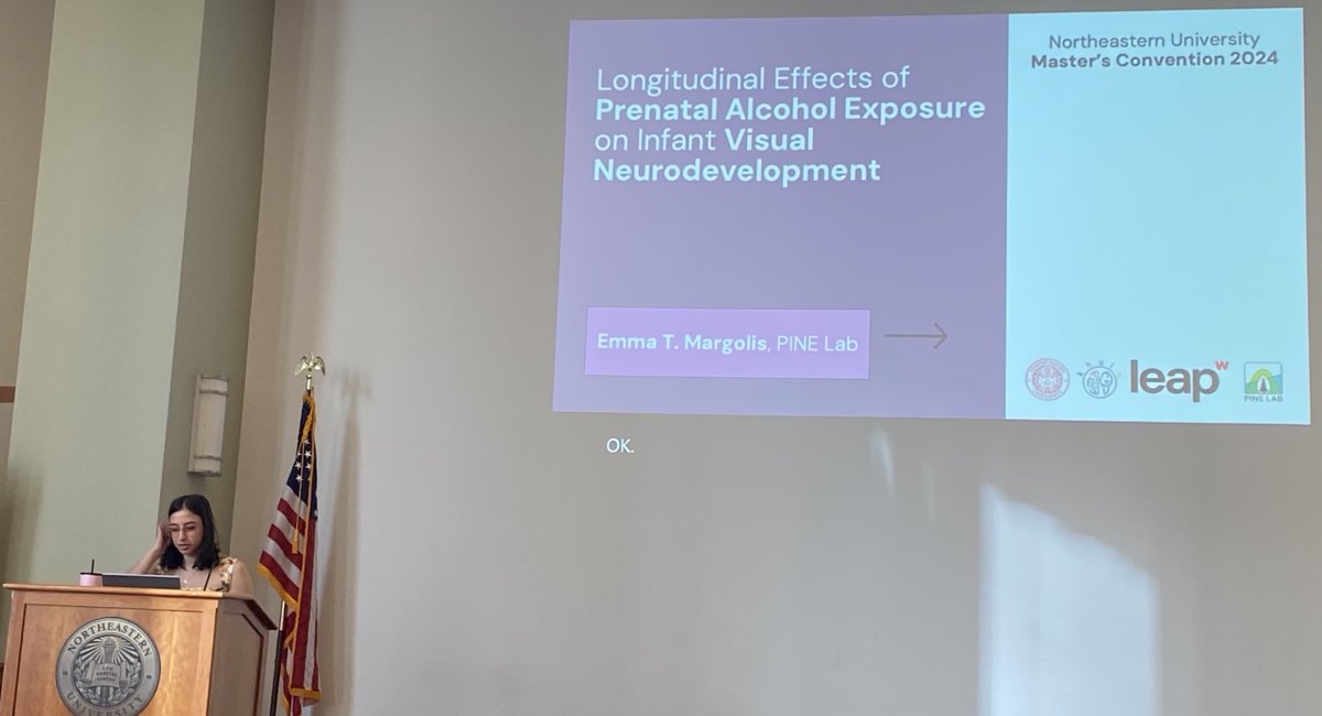 THRILLED that last week, I successfully defended my master's thesis on the effects of prenatal alcohol exposure on infant visual neurodevelopment. Stay tuned for a forthcoming paper of these results + more! 👶🧠🌟 #babybrains #eeg