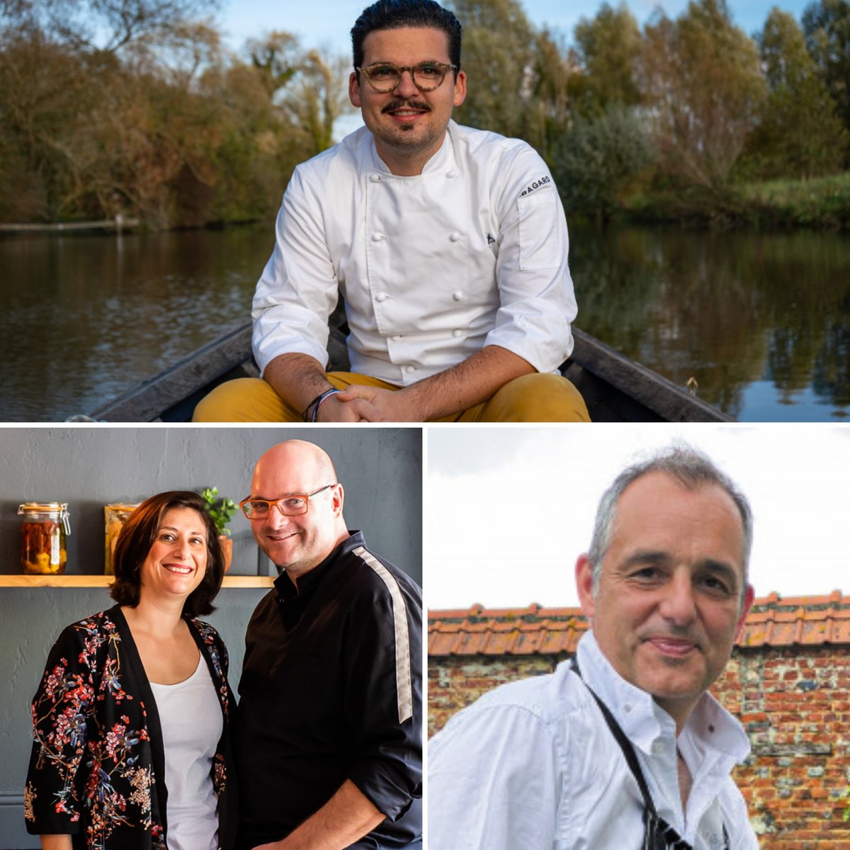 ✨ Bravo à nos créateurs de saveurs des @hautsdefrance récompensés par le @guideMichelinFR ! 🏆 

👏 à Camille Delcroix (Bacôve) et à Nicolas Gautier (Auberge de la Grive) pour leur 1ère ⭐️ ainsi qu’à Sébastien de La Borde (La Cour de Rémi) pour sa 1ère étoile verte 🍀 !