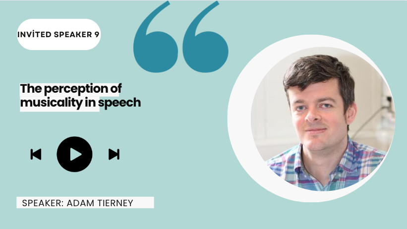 musicmindbrain's tweet photo. We look forward to hosting Adam Tierney from the Birkbeck, University of London as our last Invited Speaker! https://t.co/6uG1xhE08n