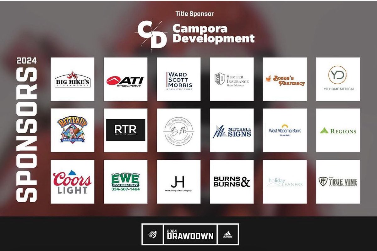 Thanks again to our sponsors for the 2024 Drawdown! It was the party of the year and we couldn’t do it without each of these sponsors. Thanks for everyone who attended and/or purchased a ticket.