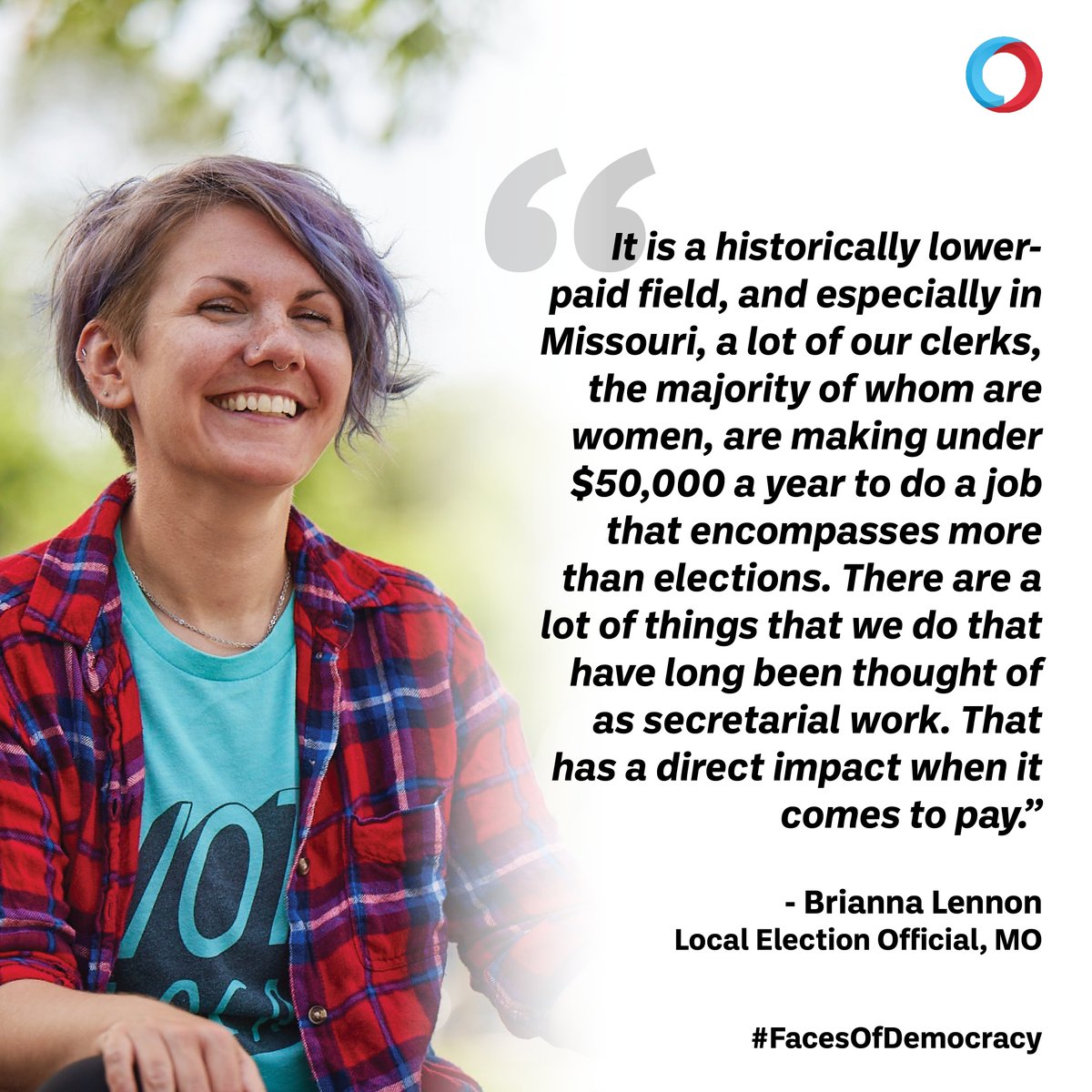 Women make up more than 80% of local election officials. Brianna Lennon, clerk for Boone County, MO, explains why pay equity is a persistent problem.