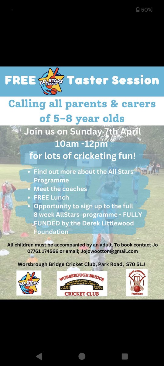 Exciting news after the amazing success of last year's event. We are offering 20 fully funded places on the All Stars Program if you sign up on the below @BrpsPe @GawberSchool @HoylandCommonPS @JaneAlderton1 @OutwoodShafton @TeamCherryDale @wardgreenschool @WCommonPS