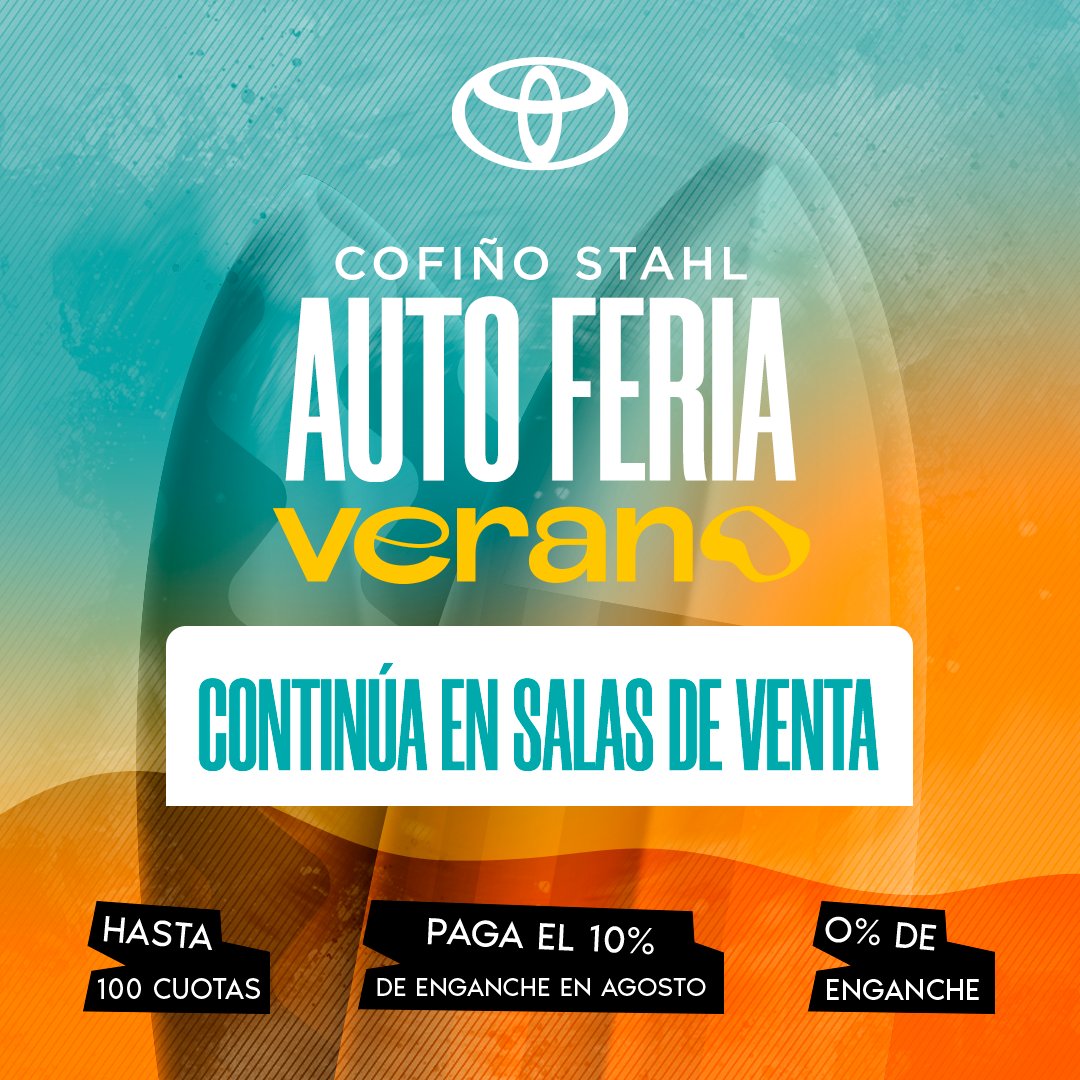 ¡Autoferia de verano continúa!
Visita nuestras salas de venta y llevate tu Toyota con los mejores planes de financiamiento. 
¡Te esperamos!

#ToyotaGuatemala #LoMíoEstoyota