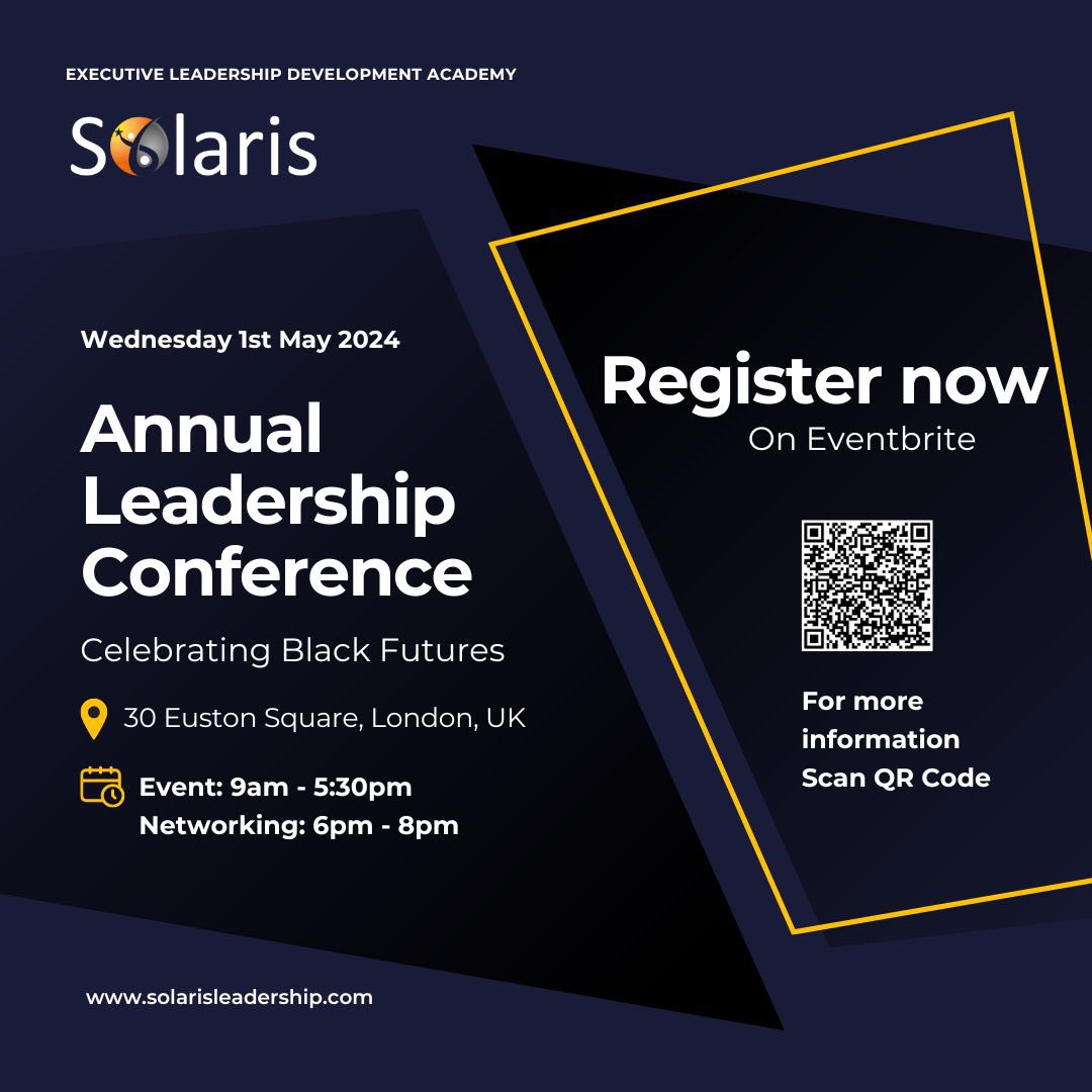 Register to learn more about career advancement opportunities 

solarisleadership.com/conference2024