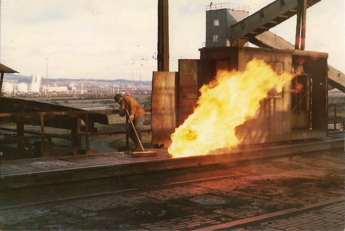 Devastating news today that Morfa Coke Ovens is to push its last oven on Wednesday. It’s been a massive part of my life for the past 18 years. 4th generation steel worker, with my father working 32 years of his life, first at the Grange Coke Ovens, then at Morfa. End of an era 😔