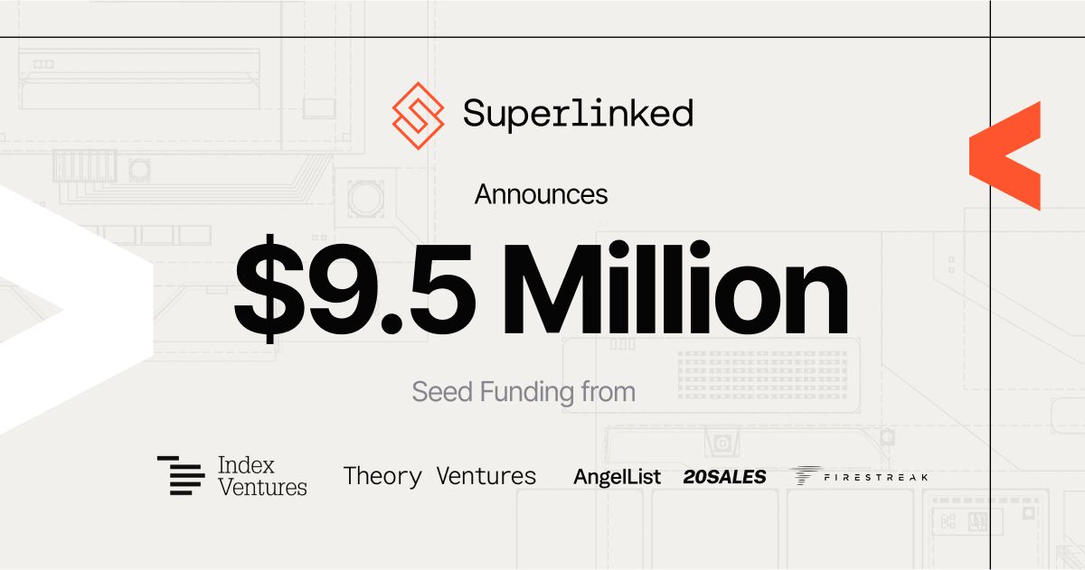 🚀 Exciting news from Superlinked! We're thrilled to announce our latest milestone: securing $9.5M in seed funding to revolutionise how you turn data into vectors. Meet The Vector Computer! buff.ly/3veSObY #Superlinked #SeedFunding #ML #DataVectorization