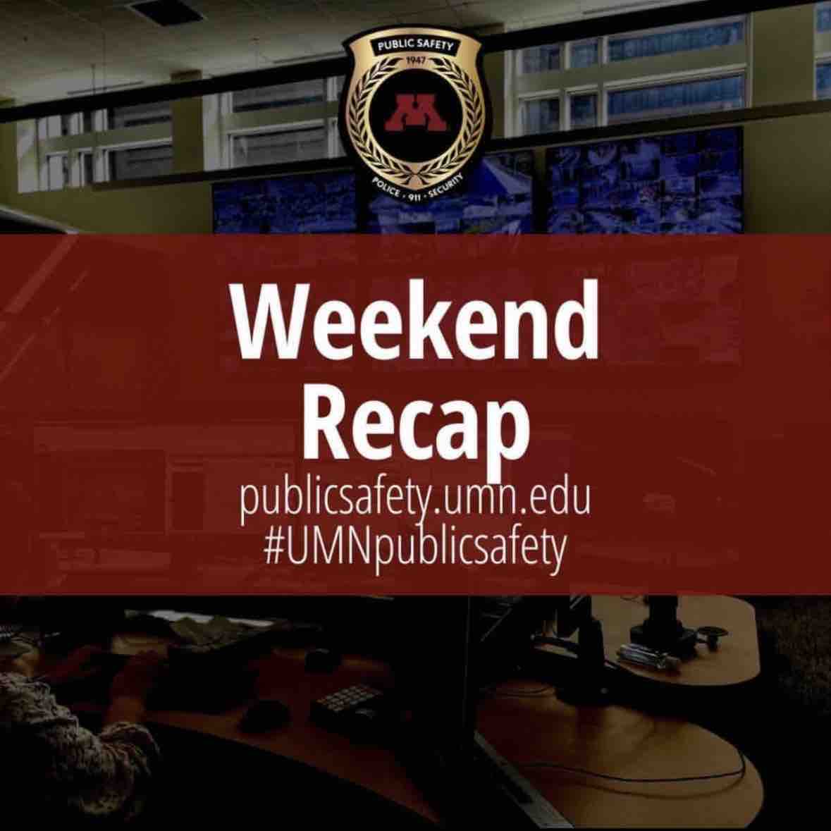 UMNpublicsafety's tweet image. • Numerous warrant arrests 
• Multiple unwant calls
• Assists to the city

#WeekendRecap
