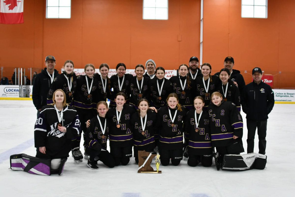 Congrats to CCHA 12U A for capturing 3rd place at the <a href="/MinnHockey/">Minnesota Hockey</a> State Tournament. The Stormhawks opened with a 7-0 win of Anoka/Rogers before falling 2-0 to eventual champ Minnetonka in the semis. CC rebounded in the 3rd-place game with a 2-1 win over Grand Rapids/Greenway.