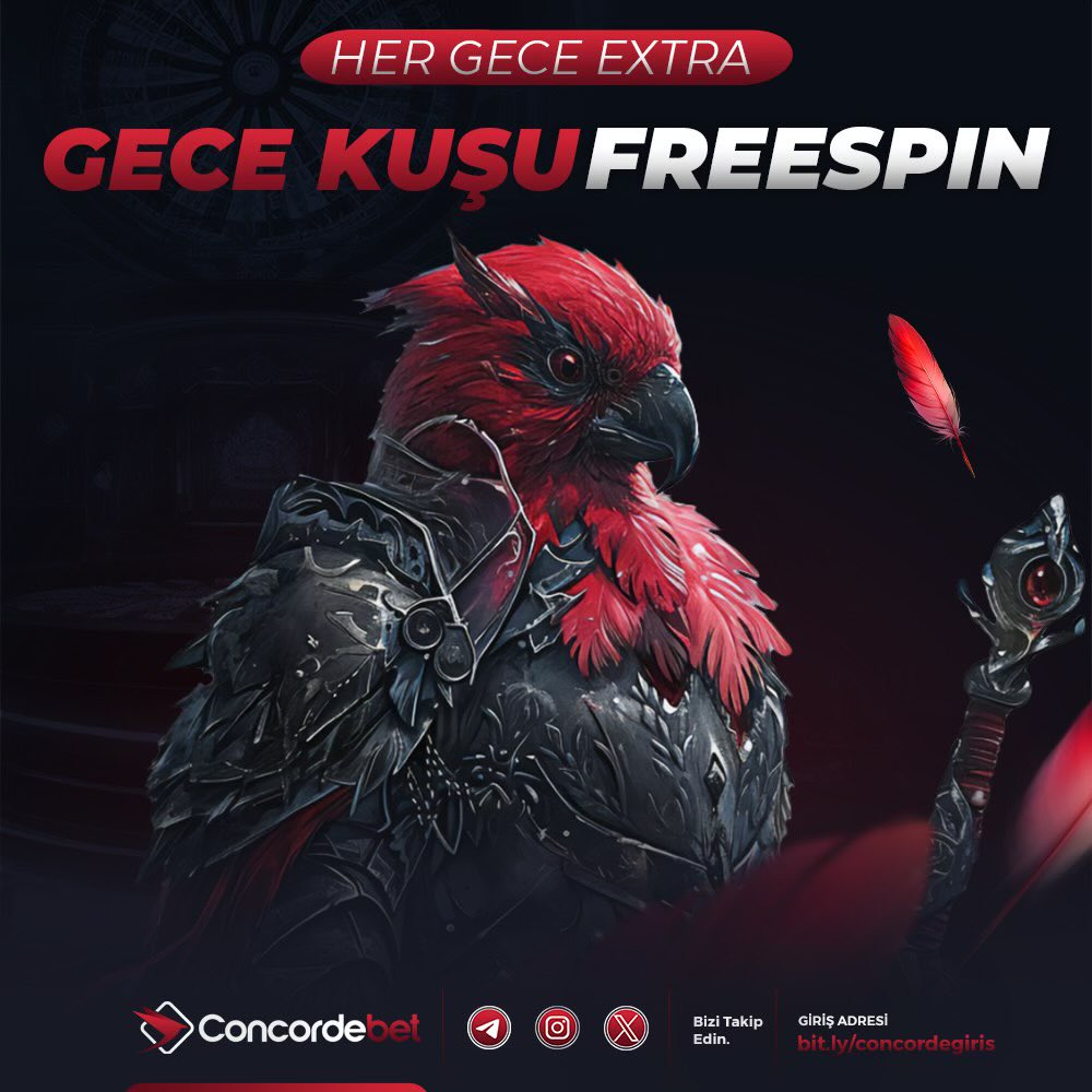 Concorderesmi's tweet photo. #Concordebet GECE'leri ayrı Güzel !

💯 TAM 100 FREESPiN - Spin değeri 2 TL ‼️
🔥Üstelik ÇEVRİMSİZ !

💰Bu Fırsat Kaçmaz ! https://t.co/3tszmIU5a0