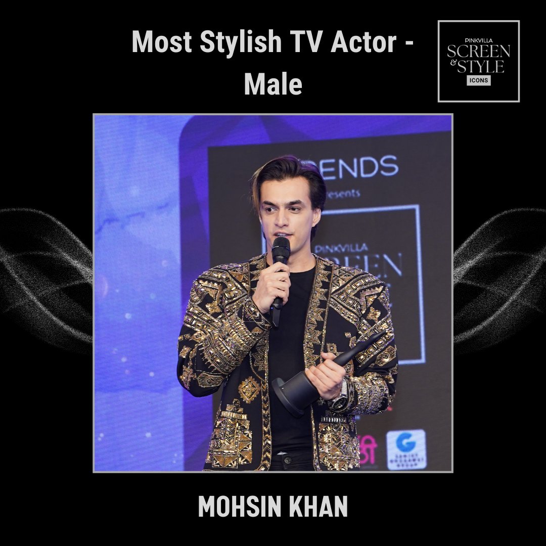 Congratulations to @momo_mohsin for winning the title of Most Stylish TV Actor - Male, presented by Amar Upadhyay at the Pinkvilla Screen And Style Icons Awards! 👔🌟 His suave and trendy looks have set new fashion benchmarks! Stay tuned for more highlights from this