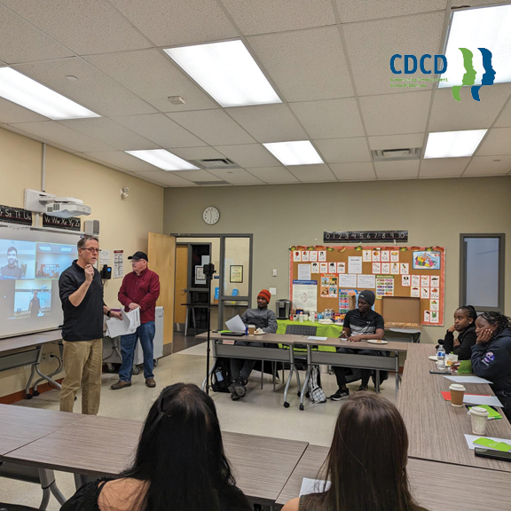 CDCDurham's tweet photo. CDCD Newcomer Youth Services hosted Public Speaking sessions with @Toastmasters for February. .
#CDCD #NewcomerYouthServicesDurham #ToastmastersOfficial #MondayMotivation https://t.co/Kc1doQofHC